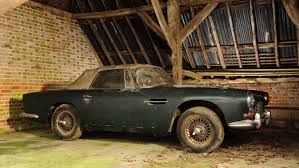 Photo from Bonhams. While this is a barn find, I think the shot was faked. It does illustrate my point.